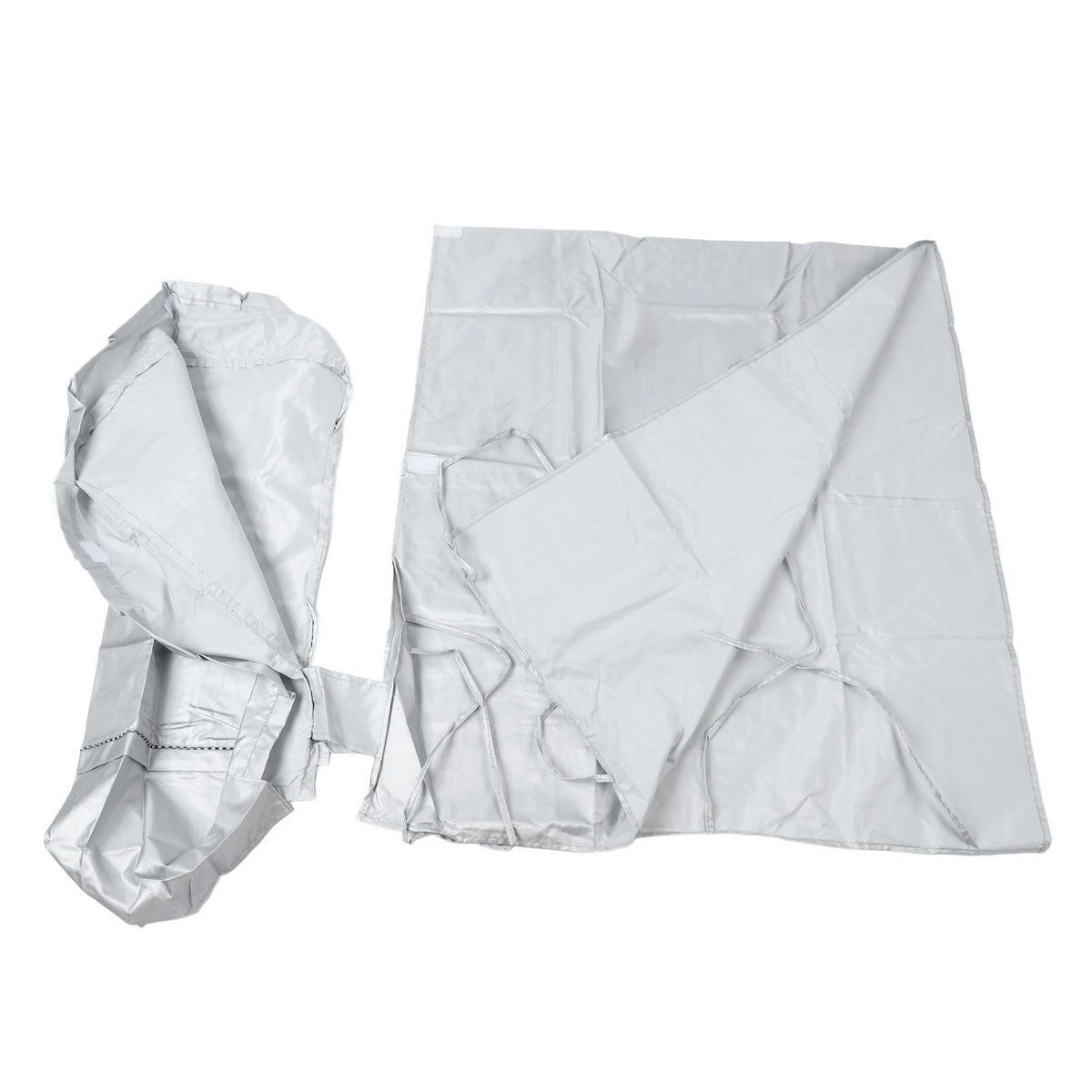 Washing Machine Cover Waterproof Sunscreen Dustproof Durable Thickened Washer Cover for Home Kitchen Laundry Silver