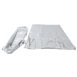 Washing Machine Cover Waterproof Sunscreen Dustproof Durable Thickened Washer Cover for Home Kitchen Laundry Silver