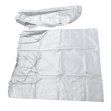 Washing Machine Cover Waterproof Sunscreen Dustproof Durable Thickened Washer Cover for Home Kitchen Laundry Silver - Low Angle