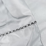 Washing Machine Cover Waterproof Sunscreen Dustproof Durable Thickened Washer Cover for Home Kitchen Laundry Silver
