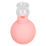 Glass Silicone Cupping Cup Vacuum Suction Massage Therapy for Face Skin Beauty Tool Model 1 - Front View