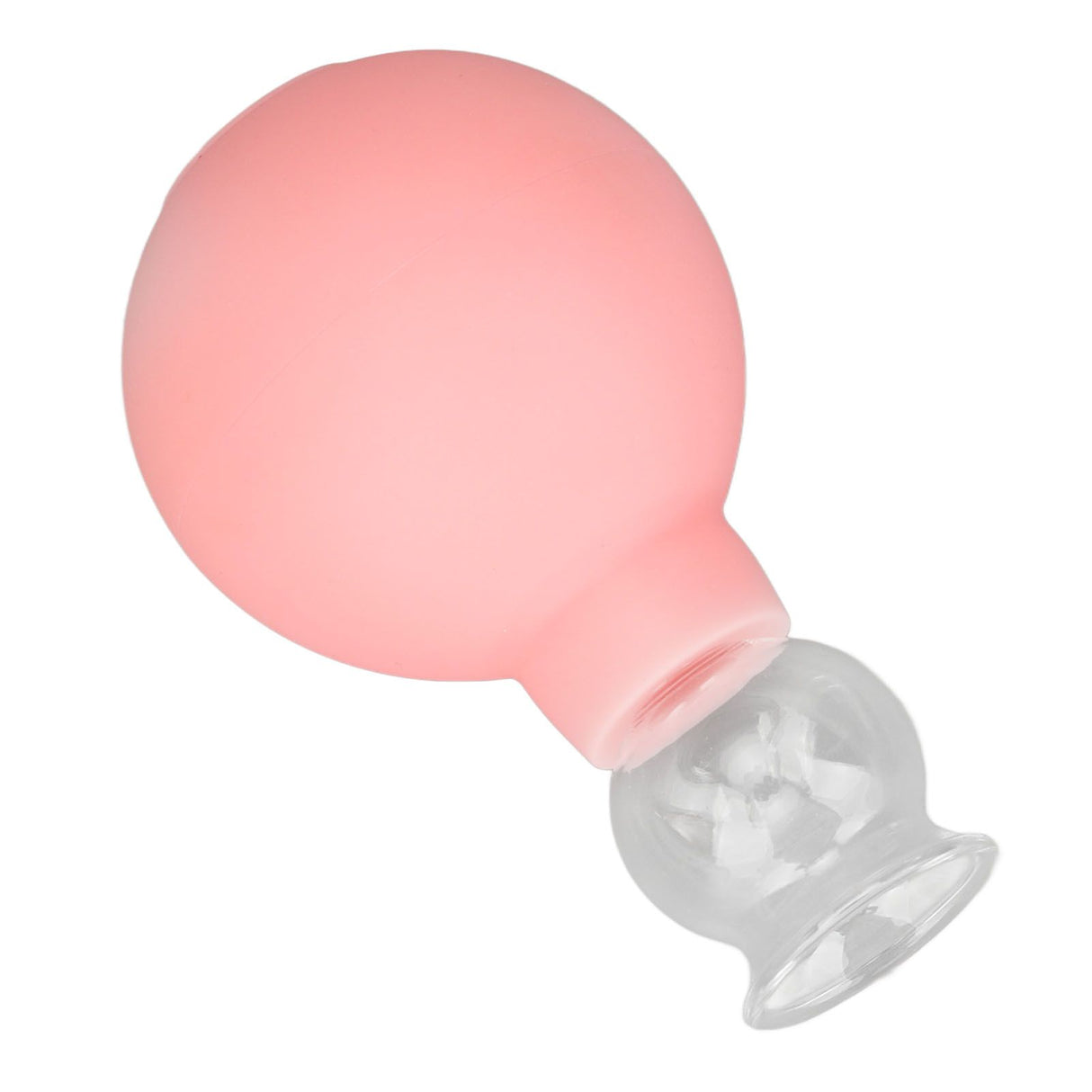 Glass Silicone Cupping Cup Vacuum Suction Massage Therapy for Face Skin Beauty Tool Model 1