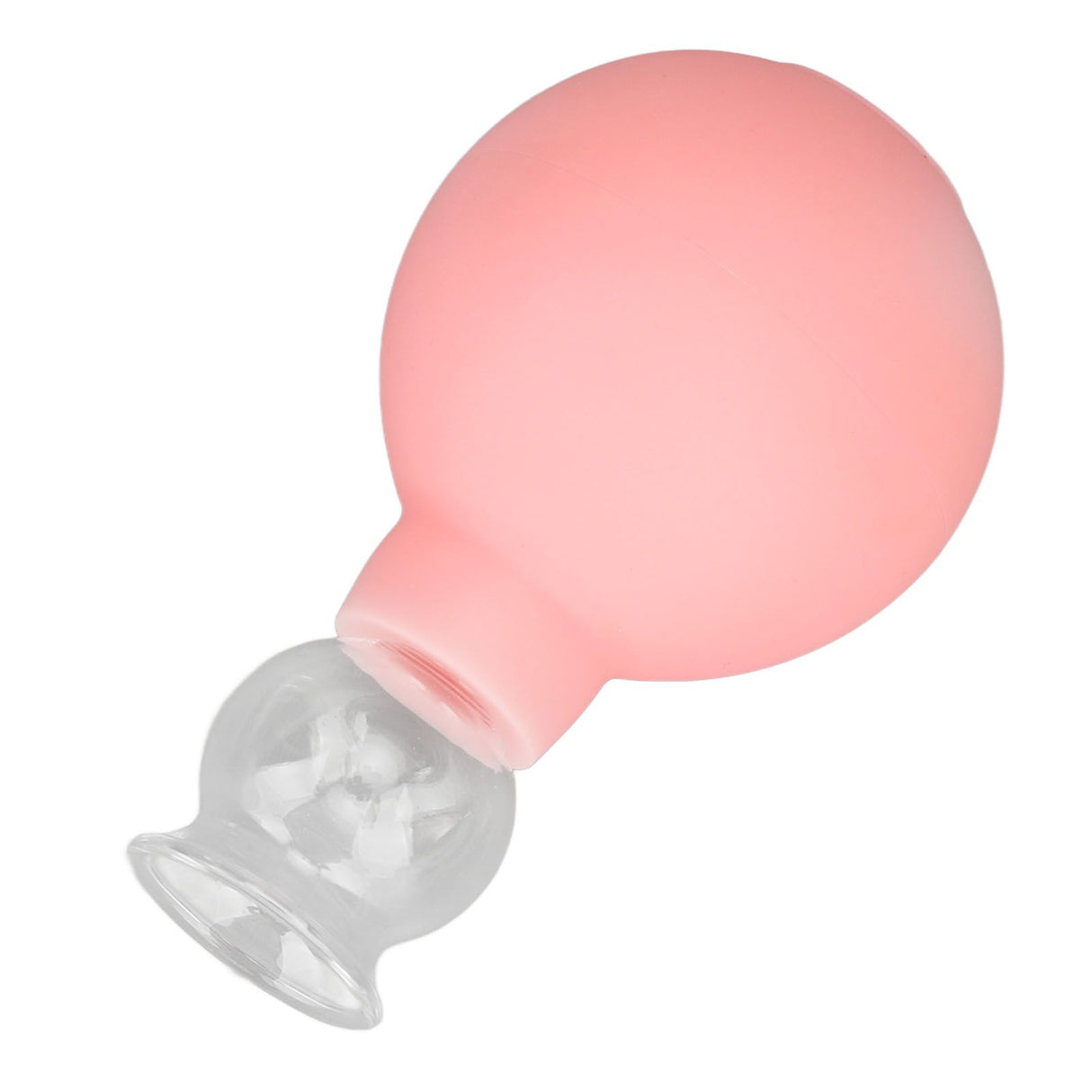Glass Silicone Cupping Cup Vacuum Suction Massage Therapy for Face Skin Beauty Tool Model 1