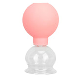 Glass Silicone Cupping Cup Vacuum Suction Massage Therapy for Face Skin Beauty Tool Model 3