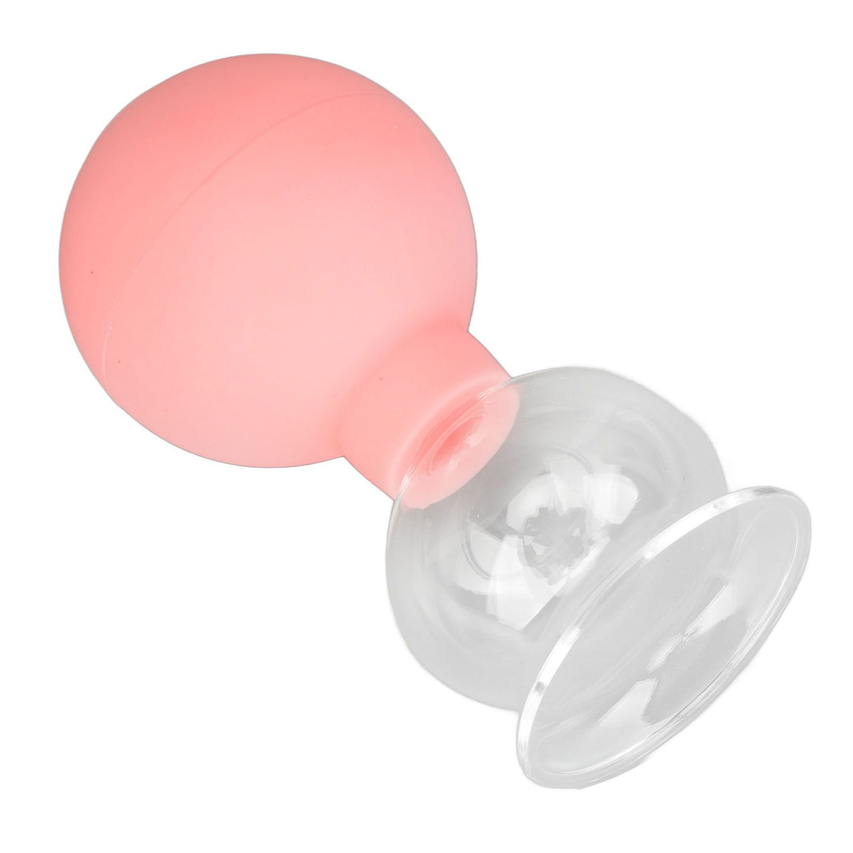 Glass Silicone Cupping Cup Vacuum Suction Massage Therapy for Face Skin Beauty Tool Model 3