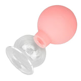 Glass Silicone Cupping Cup Vacuum Suction Massage Therapy for Face Skin Beauty Tool Model 3 - Side View
