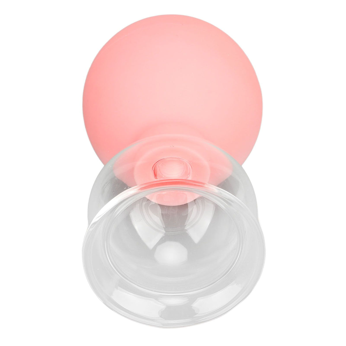 Glass Silicone Cupping Cup Vacuum Suction Massage Therapy for Face Skin Beauty Tool Model 3