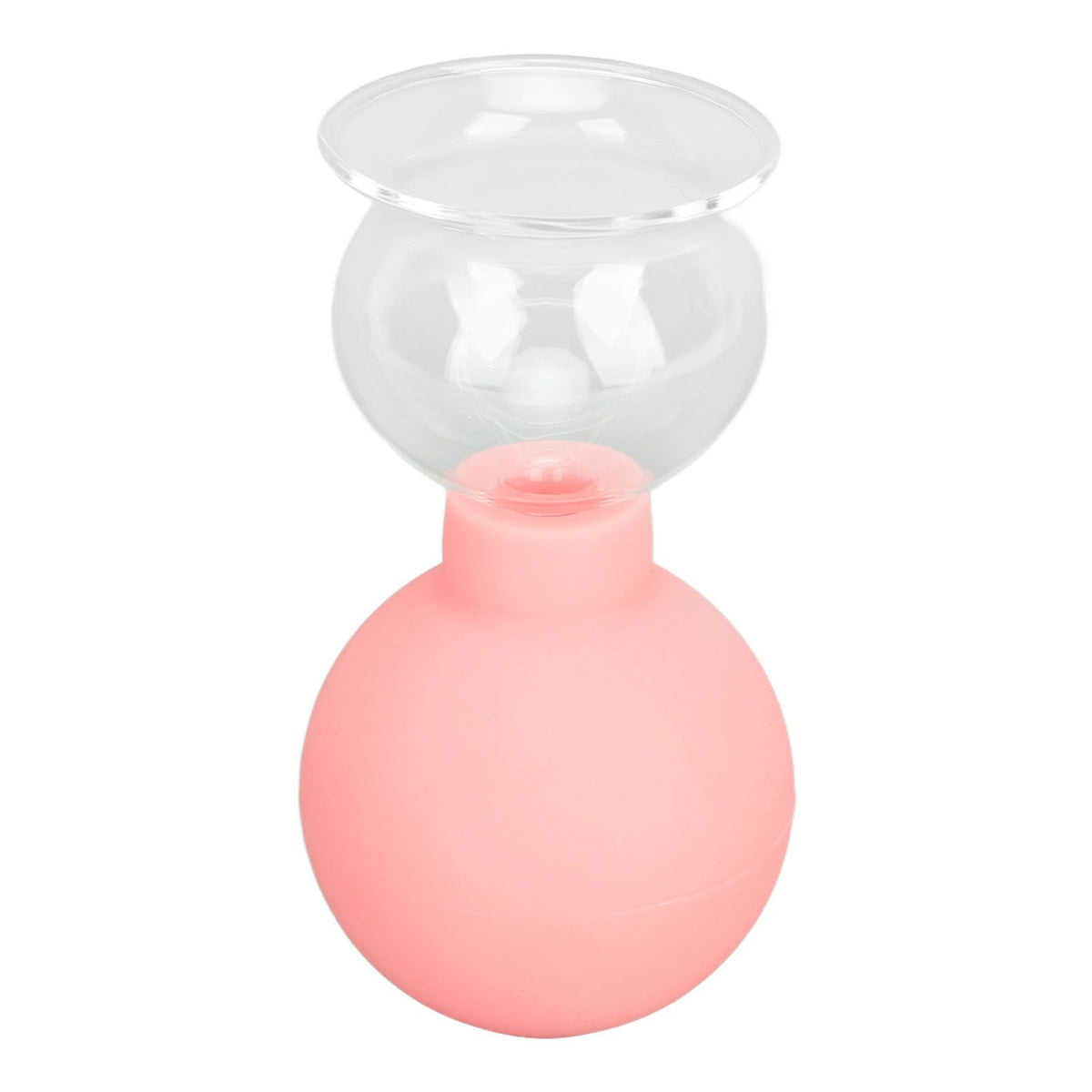 Glass Silicone Cupping Cup Vacuum Suction Massage Therapy for Face Skin Beauty Tool Model 3