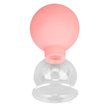 Glass Silicone Cupping Cup Vacuum Suction Massage Therapy for Face Skin Beauty Tool Model 3