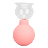 Glass Silicone Cupping Cup Vacuum Suction Massage Therapy for Face Skin Beauty Tool Model 3