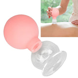Glass Silicone Cupping Cup Vacuum Suction Massage Therapy for Face Skin Beauty Tool Model 3