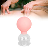 Glass Silicone Cupping Cup Vacuum Suction Massage Therapy for Face Skin Beauty Tool Model 3