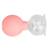 Glass Silicone Cupping Cup Vacuum Suction Massage Therapy for Face Skin Beauty Tool Model 4