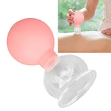 Glass Silicone Cupping Cup Vacuum Suction Massage Therapy for Face Skin Beauty Tool Model 4