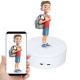 Rotating Display Stand 360 Degree Motorized Rotating Display Stand Turntable for Small Product Display 3kg Diameter 13cm/5.1in