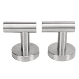Towel Hooks Stainless Steel Wall Mounted Heavy Duty Robe Hook Holder for Coat Hat Bathroom Kitchen Silver