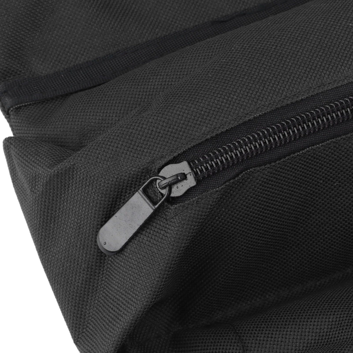 Roll Up Tool Bag 5 Zipper Pockets Portable Oxford Cloth Electricians Tool Bag for Carpenter Plumber Black