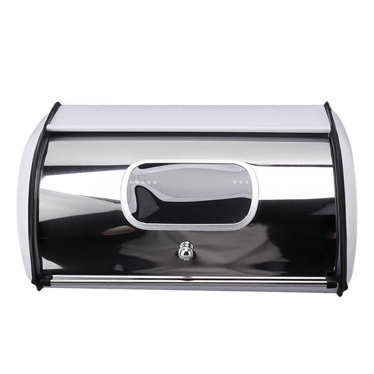 Bread Bin Bread Box Bread Holder Storage Container With Small Window for Kitchen Countertop White