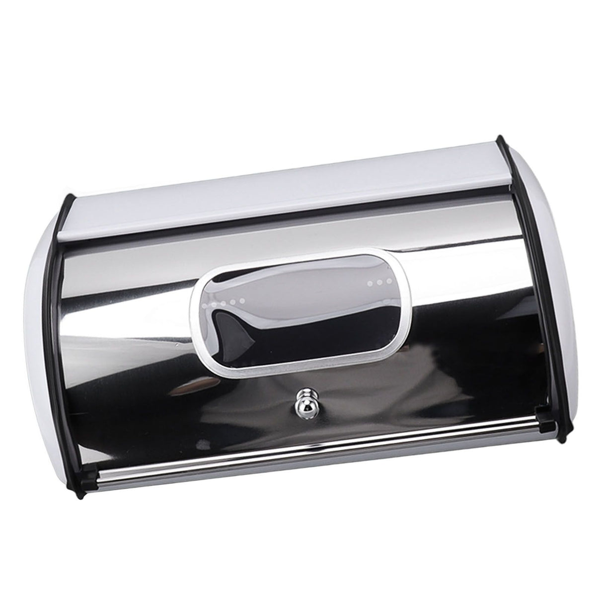 Bread Bin Bread Box Bread Holder Storage Container With Small Window for Kitchen Countertop White