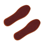 Bamboo Charcoal Deodorant Mesh Insoles Breathable Absorb Sweat Shoe Pads for Men Women Khaki 37 - Extra Image