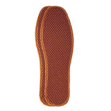 Bamboo Charcoal Deodorant Mesh Insoles Breathable Absorb Sweat Shoe Pads for Men Women Khaki 38