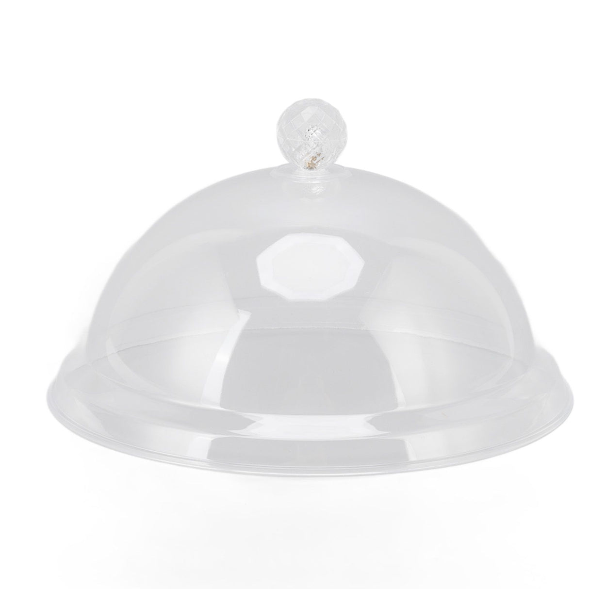 Food Cover Acrylic Transparent Thickened Fall Resistant Dustproof Food Preservation Cover with Handle 21cm