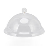 Food Cover Acrylic Transparent Thickened Fall Resistant Dustproof Food Preservation Cover with Handle 21cm - Front View