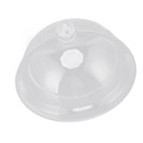 Food Cover Acrylic Transparent Thickened Fall Resistant Dustproof Food Preservation Cover with Handle 21cm - Side View