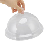 Food Cover Acrylic Transparent Thickened Fall Resistant Dustproof Food Preservation Cover with Handle 21cm - Extra Image