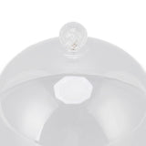 Food Cover Acrylic Transparent Thickened Fall Resistant Dustproof Food Preservation Cover with Handle 21cm