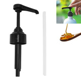 8ml Syrup Pressure Pump Sauce Bottle Pump Nozzle Drinks Measuring Pressure Head for MONIN 1883 Black