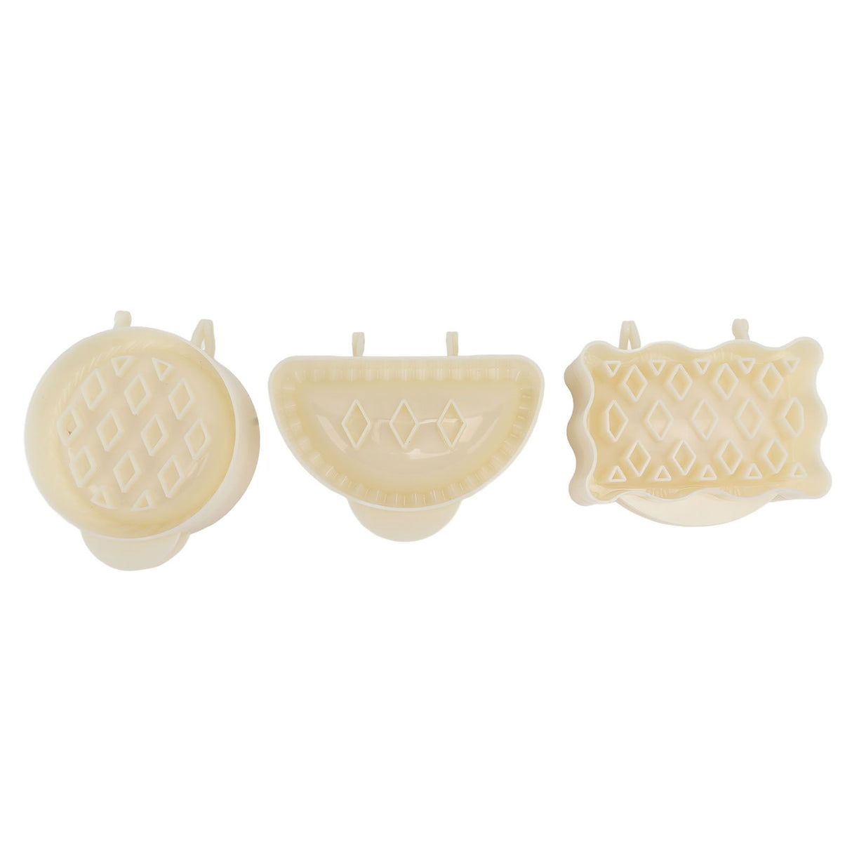 3PCS Pie Molds Set Environmentally Friendly ABS Mini Hand Pie Maker for Apple Pie Kitchen Christmas