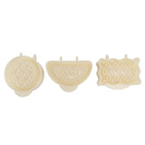 3PCS Pie Molds Set Environmentally Friendly ABS Mini Hand Pie Maker for Apple Pie Kitchen Christmas