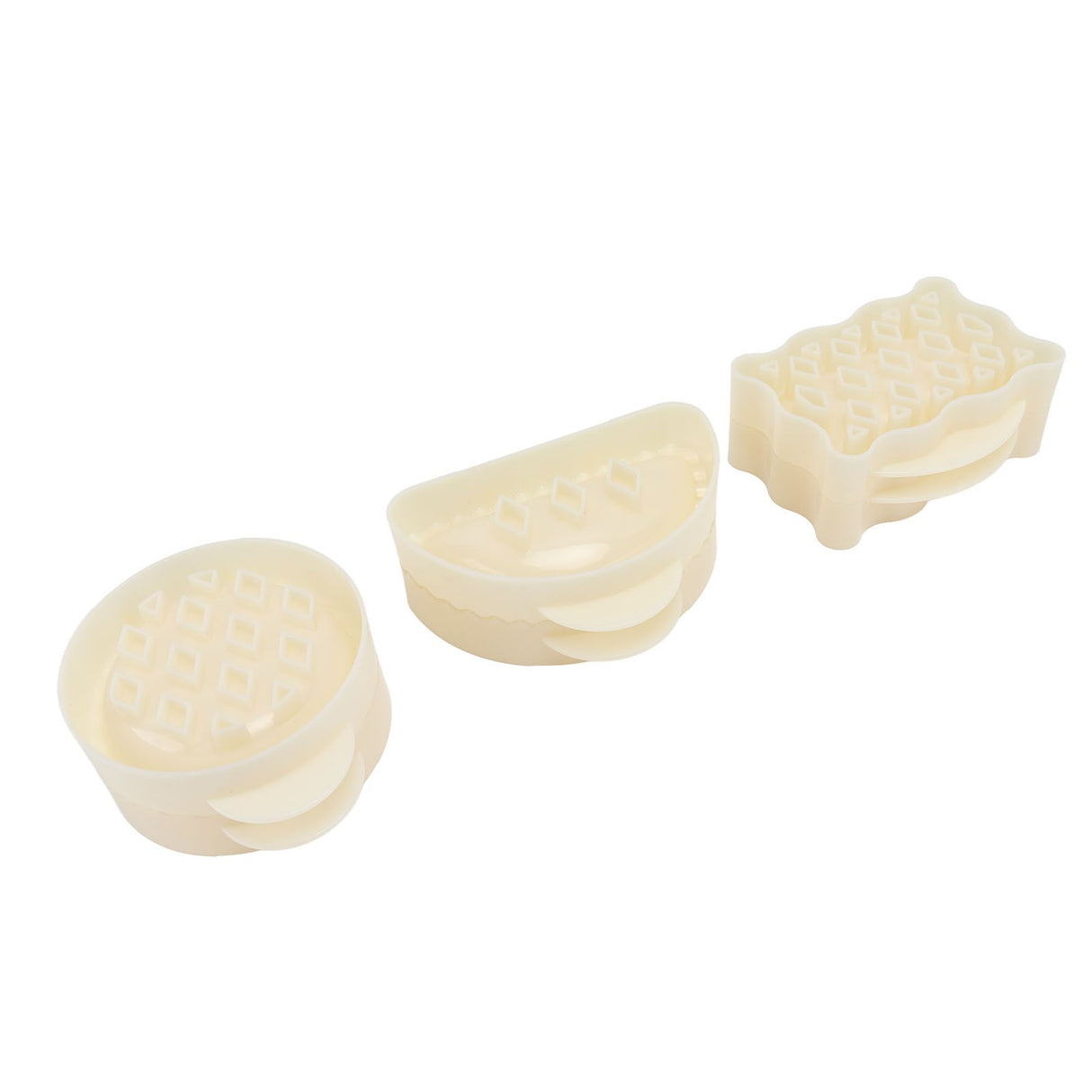 3PCS Pie Molds Set Environmentally Friendly ABS Mini Hand Pie Maker for Apple Pie Kitchen Christmas