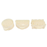 3PCS Pie Molds Set Environmentally Friendly ABS Mini Hand Pie Maker for Apple Pie Kitchen Christmas