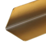 Metal Table Top Sign Strong Stainless Steel Double Sided Space Saving Gold Tabletop Sign for Party Wedding Hotel No Smoking