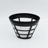 2PCS Reusable Coffee Filter Stainless Steel Nylon Effective Filtering Permanent Cone Coffee Maker Filter for Home