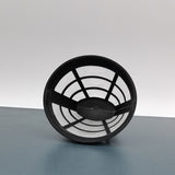 2PCS Reusable Coffee Filter Stainless Steel Nylon Effective Filtering Permanent Cone Coffee Maker Filter for Home
