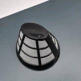 2PCS Reusable Coffee Filter Stainless Steel Nylon Effective Filtering Permanent Cone Coffee Maker Filter for Home