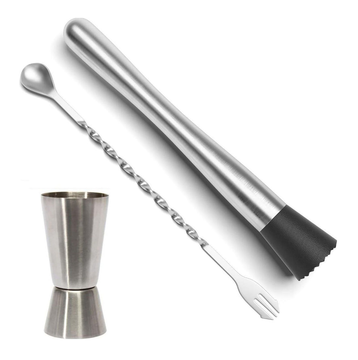 Stainless Steel Crushed Popsicle Mixing Stick Fruit Muddle Pestle Wine Supplies for Barware Tool