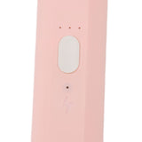 Electric Egg Beater Handheld USB Charging Milk Frother Portable Cordless Drink Mixer with Stainless Steel Whisk Pink