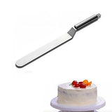 Stainless Steel Blade Offset Spatula Portable Cream Icing Spatula for Pastry Cake Decoration - 45-Degree Angle