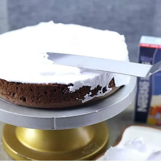 Stainless Steel Blade Offset Spatula Portable Cream Icing Spatula for Pastry Cake Decoration
