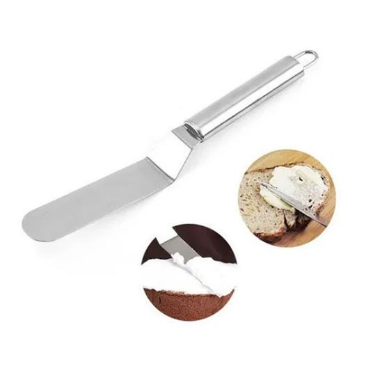 Stainless Steel Blade Offset Spatula Portable Cream Icing Spatula for Pastry Cake Decoration