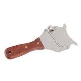 Truffle Grater Adjustable Easy to Use Stainless Steel Truffle Grater Cutter with Ergonomic Wooden Handle for Chocolate