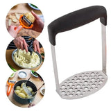 Stainless Steel Potato Masher Home Manual Potato Press Kitchen Sweet Potato Mud Mash Tool