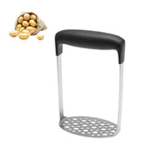 Stainless Steel Potato Masher Home Manual Potato Press Kitchen Sweet Potato Mud Mash Tool - Extra Image