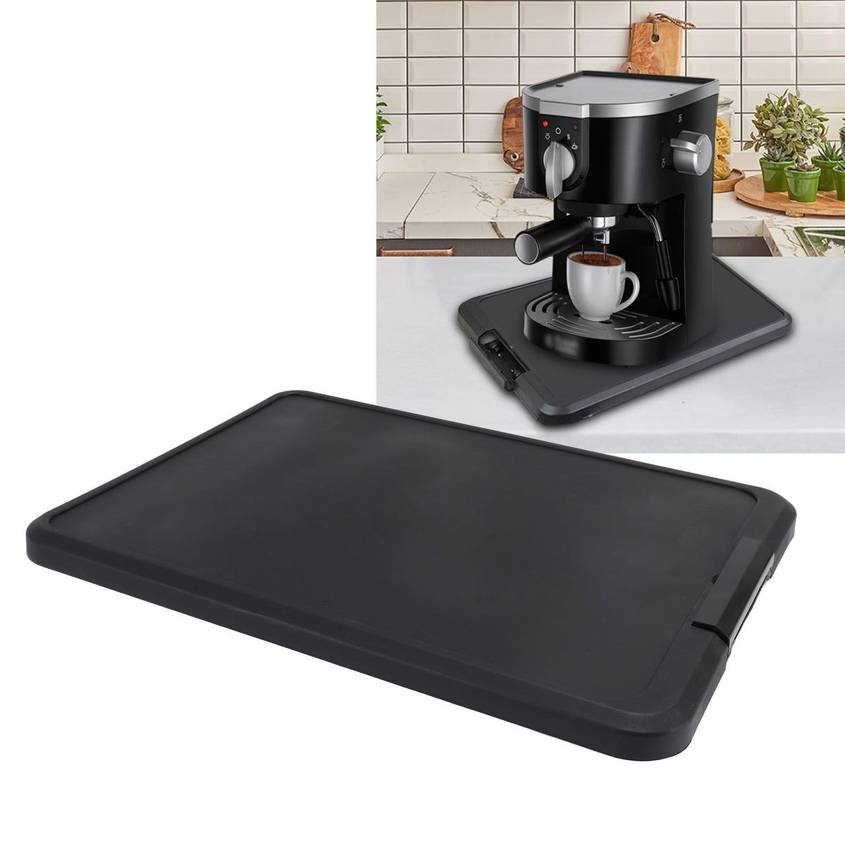 Coffee Machine Sliding Tray Home Quadrate Stretching Base Coffee Maker Moving Board