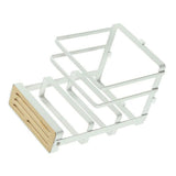 Knife Cutting Board Holder Multifunctional Pot Lid Knife Block Cutting Board Organizer for Kitchen Supplies - Side View