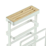 Knife Cutting Board Holder Multifunctional Pot Lid Knife Block Cutting Board Organizer for Kitchen Supplies
